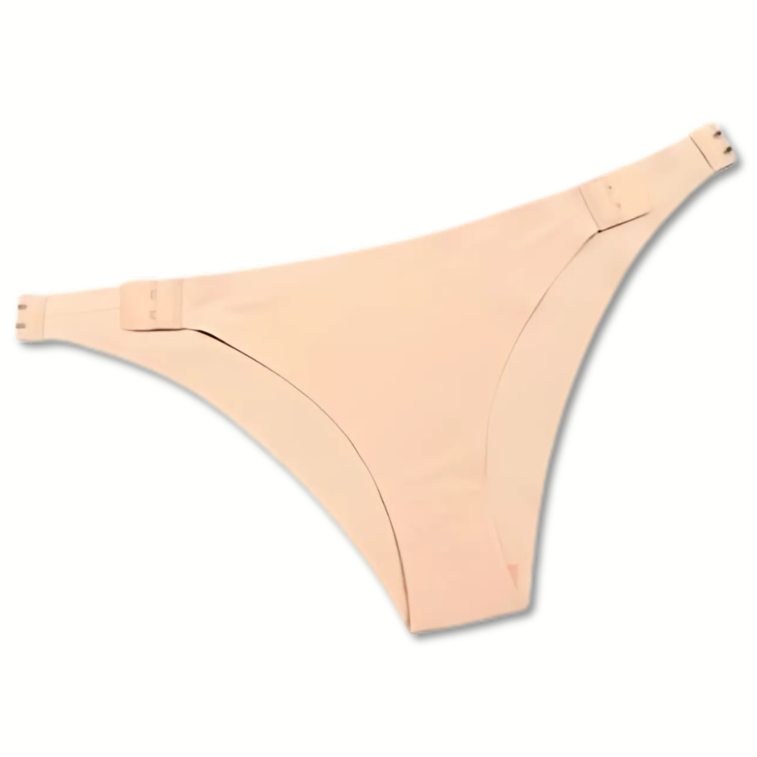 Low Waist Laser Cut Panty With Side Hooks