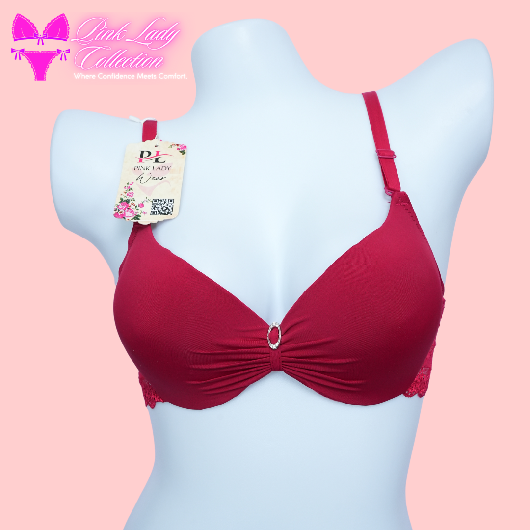 Rose-Padded Wired Bra