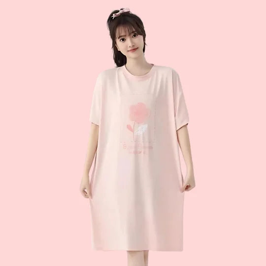 Women's Knitted Cotton Nightwear