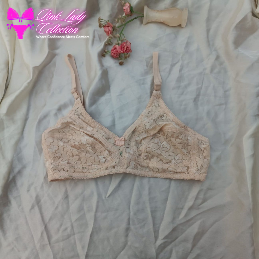 Skin broom non-wired bra