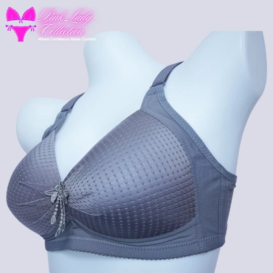 Dotted comfort padded bra n penty set.