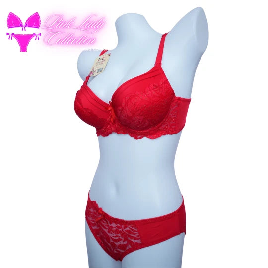 Blushing Bride Push-Up Double Padded Bra N Panty Set